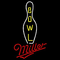 Miller Bowling Beer Sign Neonskylt
