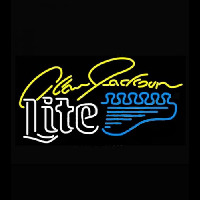 Miller Lite Alan Jackson Guitar Neonskylt