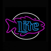 Miller Lite Fish Neonskylt