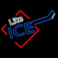 Miller Lite Ice Cube Guitar Neonskylt