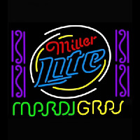 Miller Lite Mardi Neonskylt