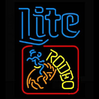 Miller Lite Rodeo Neonskylt