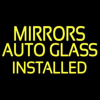 Mirror Auto Glass Installed Neonskylt