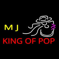 Mj King Of Pop Neonskylt