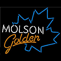 Molson Golden Blue Maple Leaf Beer Sign Neonskylt