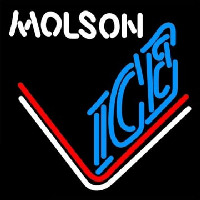 Molson Ice Hockey Neonskylt