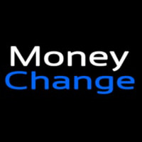 Money Change Neonskylt
