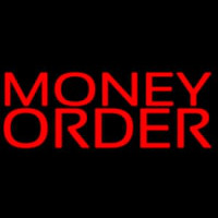 Money Order Neonskylt