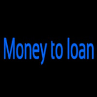 Money To Loan Neonskylt