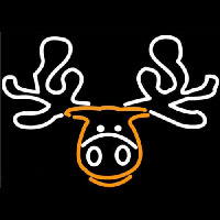 Moose Head Logo Neonskylt