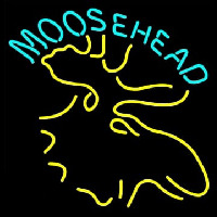 Moose Head Logo Neonskylt