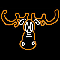 Moose Head Neonskylt