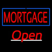 Mortgage Open Neonskylt