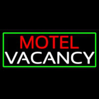 Motel Vacancy With Green Neonskylt
