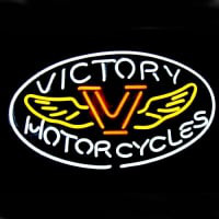 Motorcycles Victory Butik Öppet Neonskylt