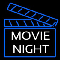 Movie Night Neonskylt
