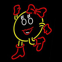 Ms Pac Man Neonskylt