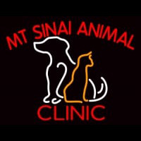 Mt Sinai Animal Clinic Neonskylt