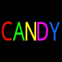 Multi Colored Block Candy Neonskylt