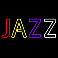 Multicolor Jazz Neonskylt