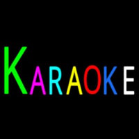 Multicolored Karaoke Neonskylt