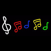 Music Logo Neonskylt