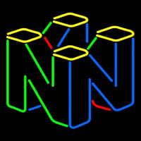 N Logo Neonskylt