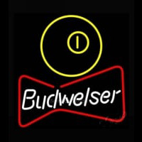 NEW Budweiser Pool Bowtie Beer Light Neonskylt