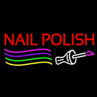 Nail Polish Brush Neonskylt