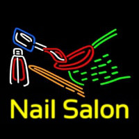 Nail Salon Logo Neonskylt