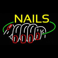 Nails Logo Neonskylt