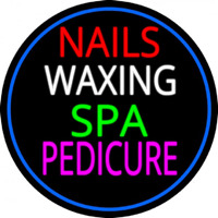 Nails Wa ing Spa Pedicure Neonskylt