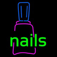Nails With Nail Logo Neonskylt