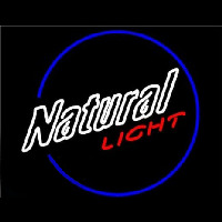 Natural Light Round Neonskylt