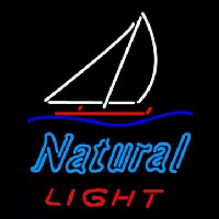 Natural Light Sailboat Neonskylt