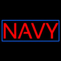 Navy Block Neonskylt