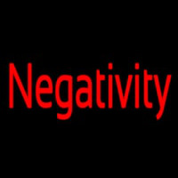 Negativity Neonskylt