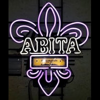 New Abita Restoration Pale Ale Nola Purple Man Cave Neonskylt