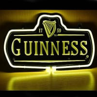 New Guinness 1759 Logo Öl Bar Pub Display Neon Glas Rör Skylt