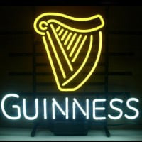 New Guinness Irish Lager Ale Harp Neon Öl Bar Pub Skylt