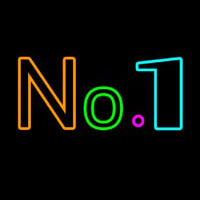 Number One Neonskylt