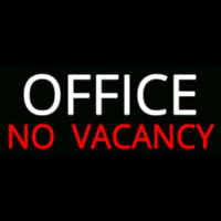 Office No Vacancy Neonskylt