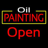 Oil Painting Open Neonskylt