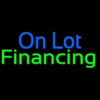 On Lot Financing Neonskylt