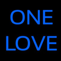 One Love Neonskylt