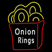 Onion Rings Neonskylt
