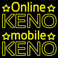 Online Keno Mobile Keno Neonskylt