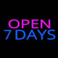 Open 7 Days Neonskylt