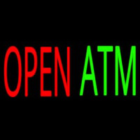 Open Atm 2 Neonskylt