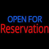 Open For Reservation Neonskylt